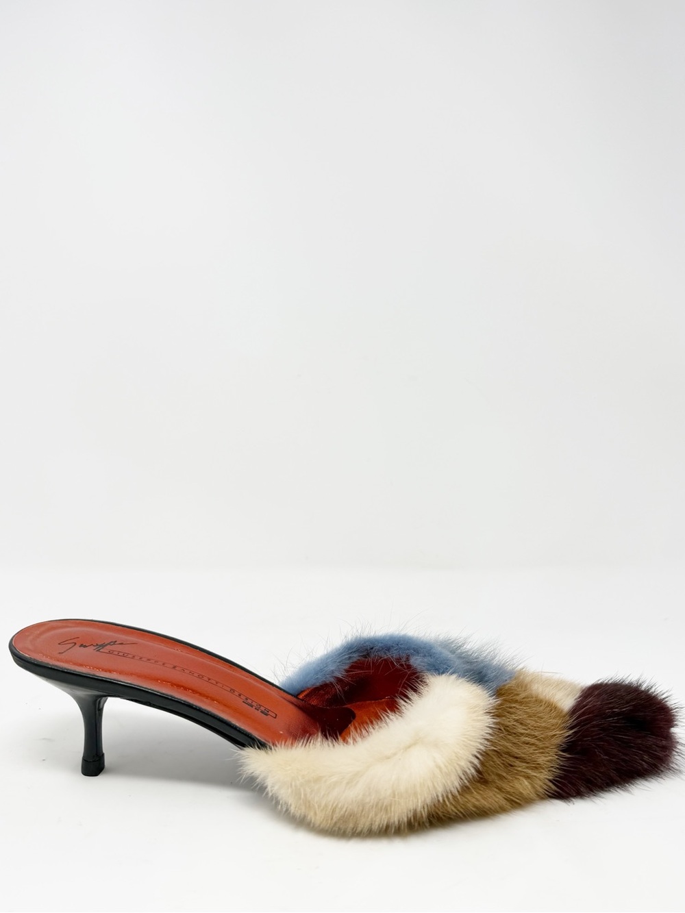 Giuseppe Zanotti Mink Fur Mule Heels Womens Size EU 37 - Picture 6 of 13